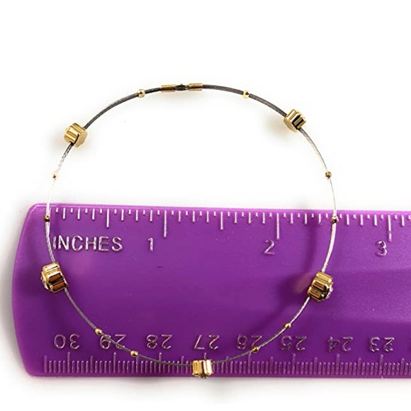 Bangle Bracelets for Petite Wrists Flexible Stainless Steel  (Set of 5 Colors) - Picture 2 of 5